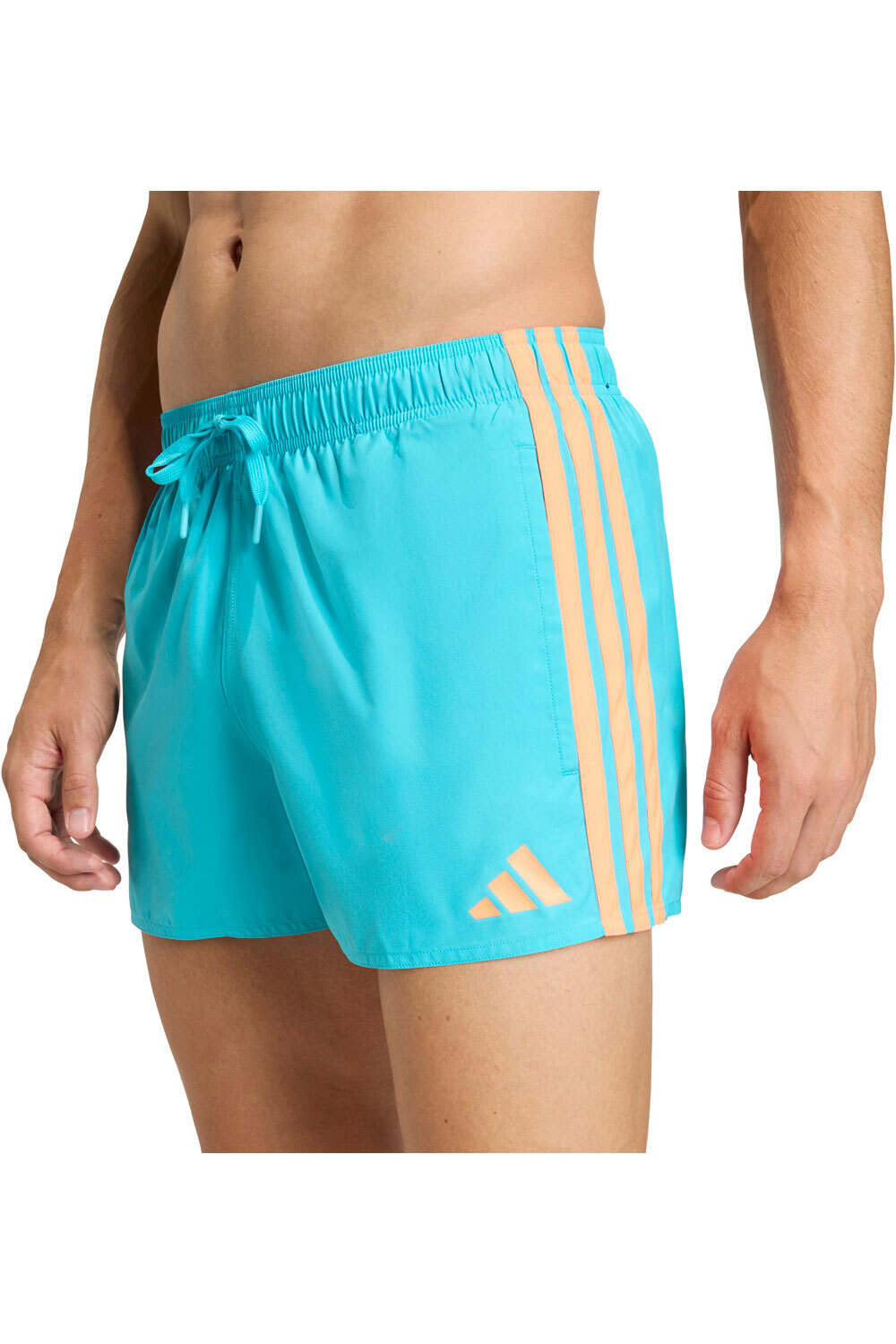 adidas bañador playa hombre 3 STRIPES SWIM AZUL vista detalle