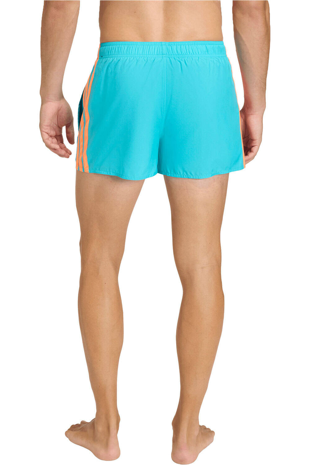 adidas bañador playa hombre 3 STRIPES SWIM AZUL vista trasera