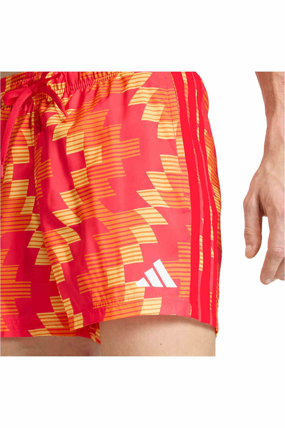 adidas bañador playa hombre ESTAMPADO FUTBOLSTICO NARANJA 03