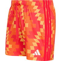adidas bañador playa hombre ESTAMPADO FUTBOLSTICO NARANJA 04
