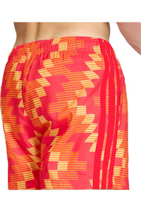 adidas bañador playa hombre ESTAMPADO FUTBOLSTICO NARANJA vista detalle