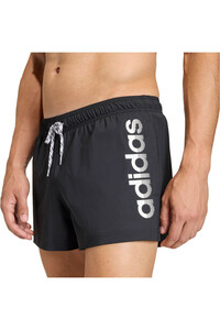 adidas bañador playa hombre LOGO STRETCHY KNIT SWIM 3 INCH NEGRO 03