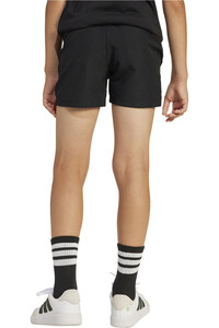 adidas bermuda niño ESSENTIALS CLIMACOOL NEGRO vista trasera