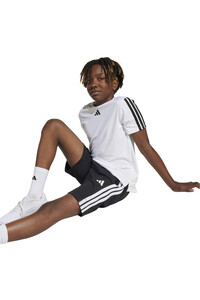 adidas bermuda niño TRAIN ESSENTIALS 3-STRIPES NEGRO 03