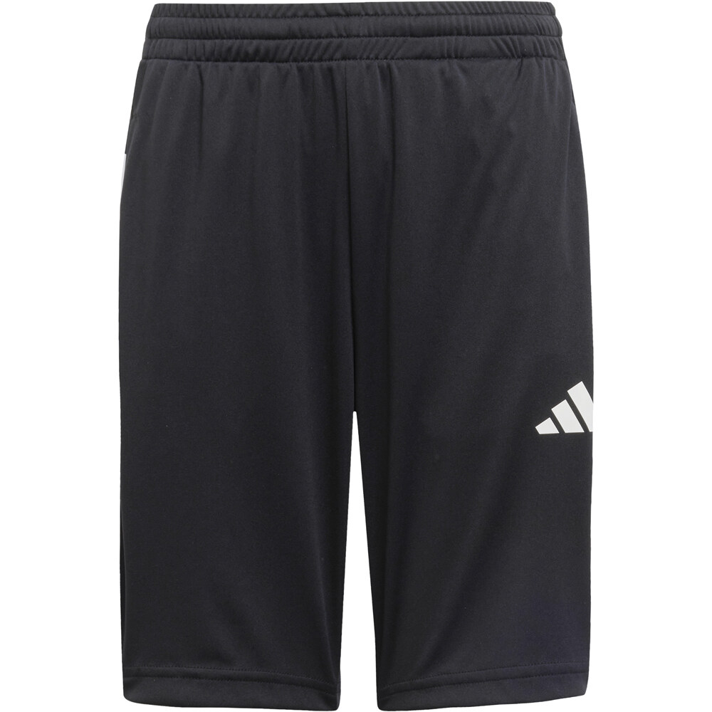 adidas bermuda niño TRAIN ESSENTIALS 3-STRIPES NEGRO 04