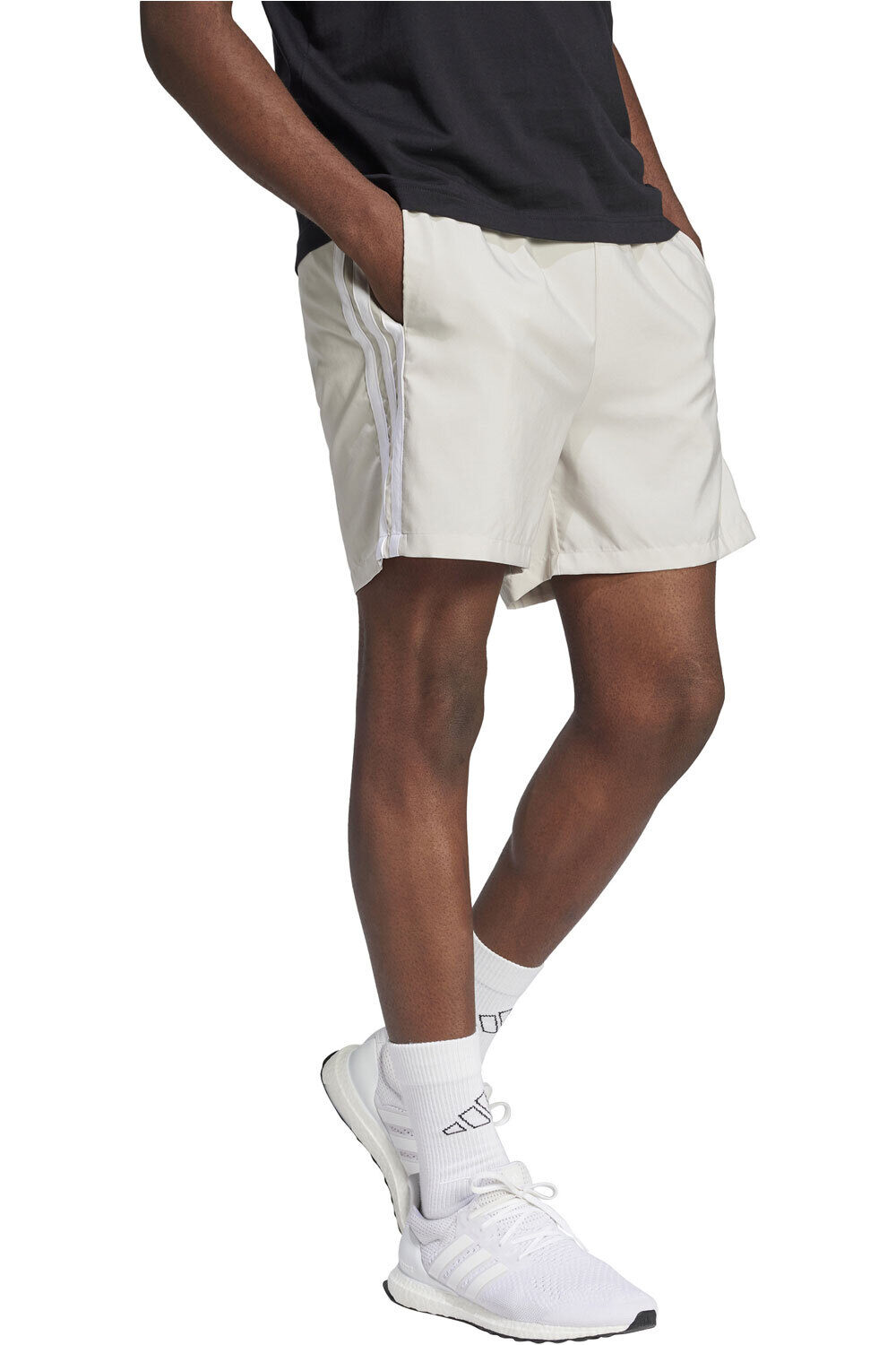adidas bermudas hombre 3 STRIPES CHELSEA AZUL vista detalle