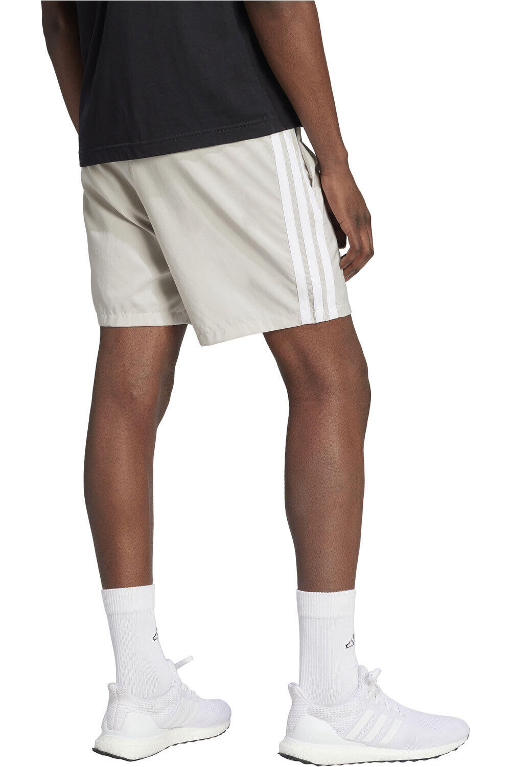 adidas bermudas hombre 3 STRIPES CHELSEA AZUL vista trasera