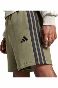 adidas bermudas hombre 3 STRIPES VERDE 03