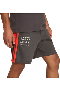 adidas bermudas hombre AUDI FORMULA ONE TEAM DNA NEGRO vista detalle