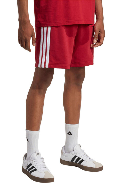 ADIDAS ESSENTIALS 3 STRIPES rojo