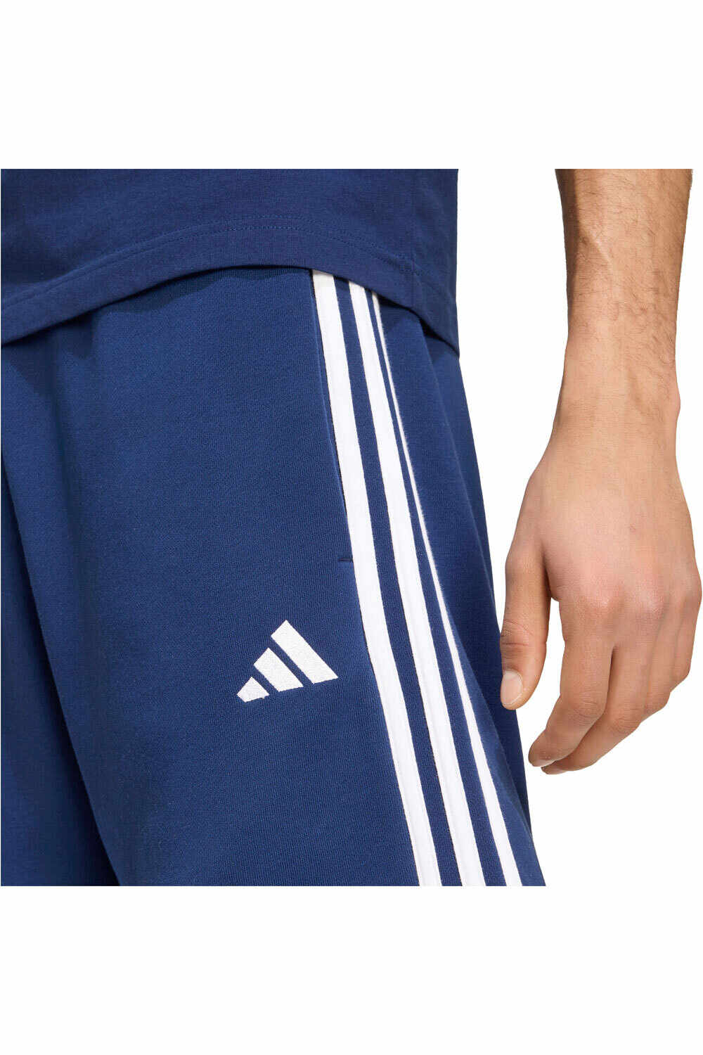 adidas bermudas hombre M 3S FT SHO 7 AZUL vista detalle
