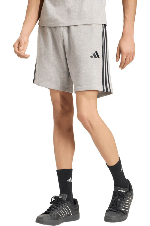 adidas bermudas hombre M 3S FT SHO 7 GRIS