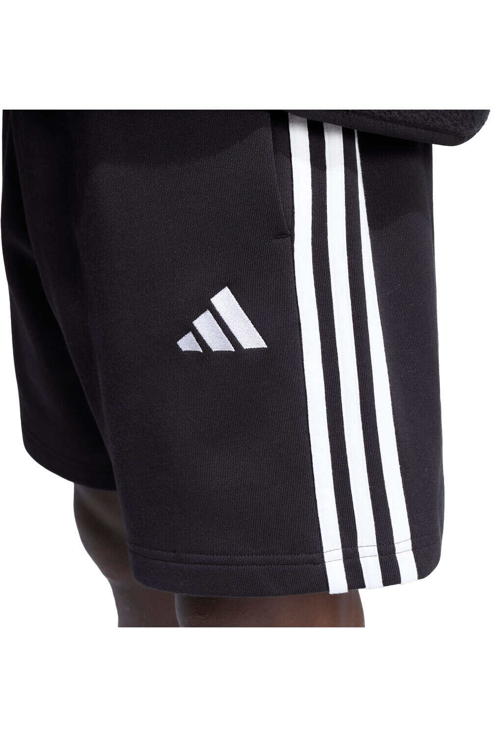 adidas bermudas hombre M 3S FT SHO 7 NEGRO vista detalle