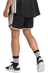 adidas bermudas hombre STADIUM MESH NEGRO vista trasera