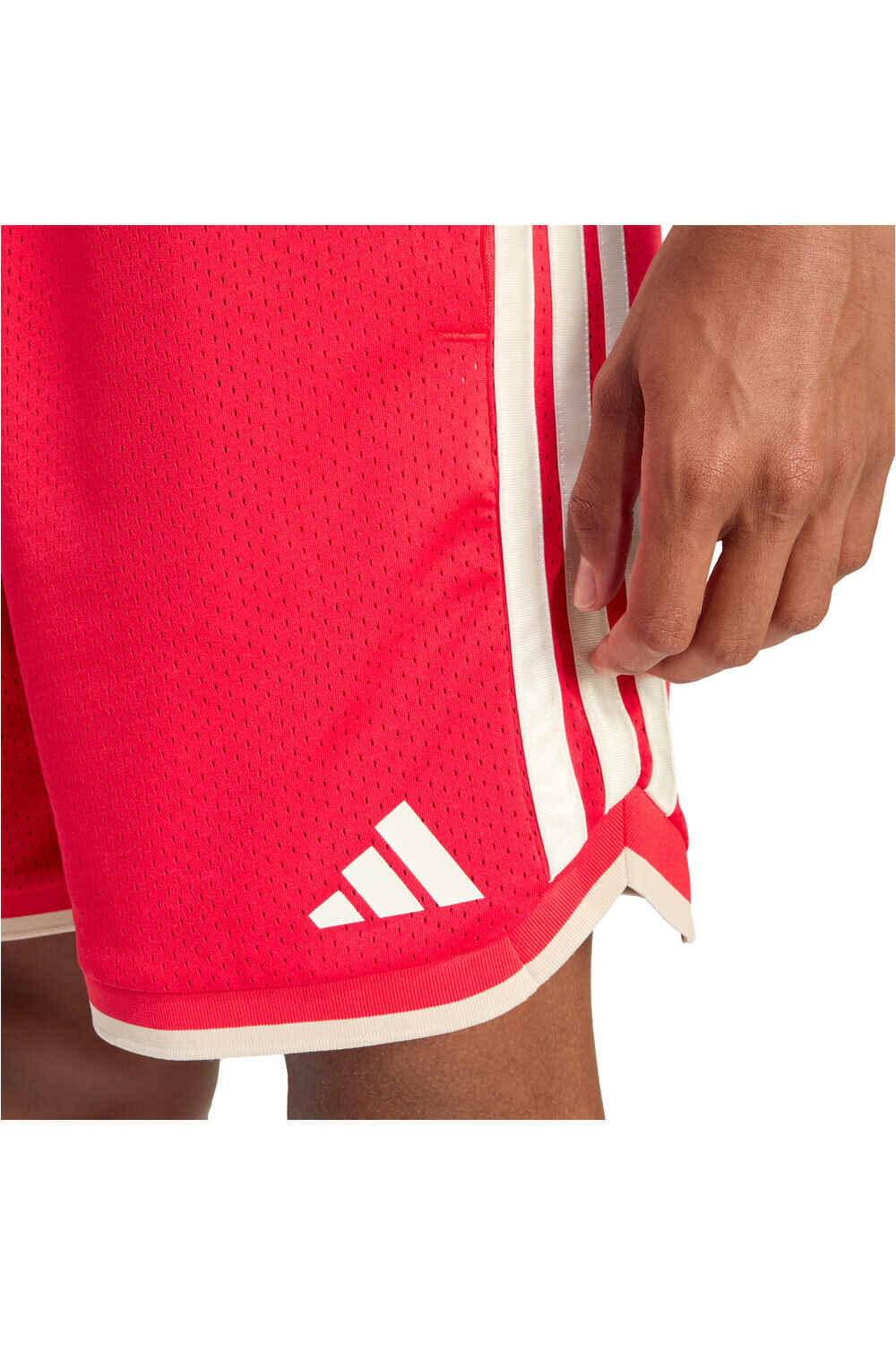 adidas bermudas hombre STADIUM MESH ROSA vista detalle