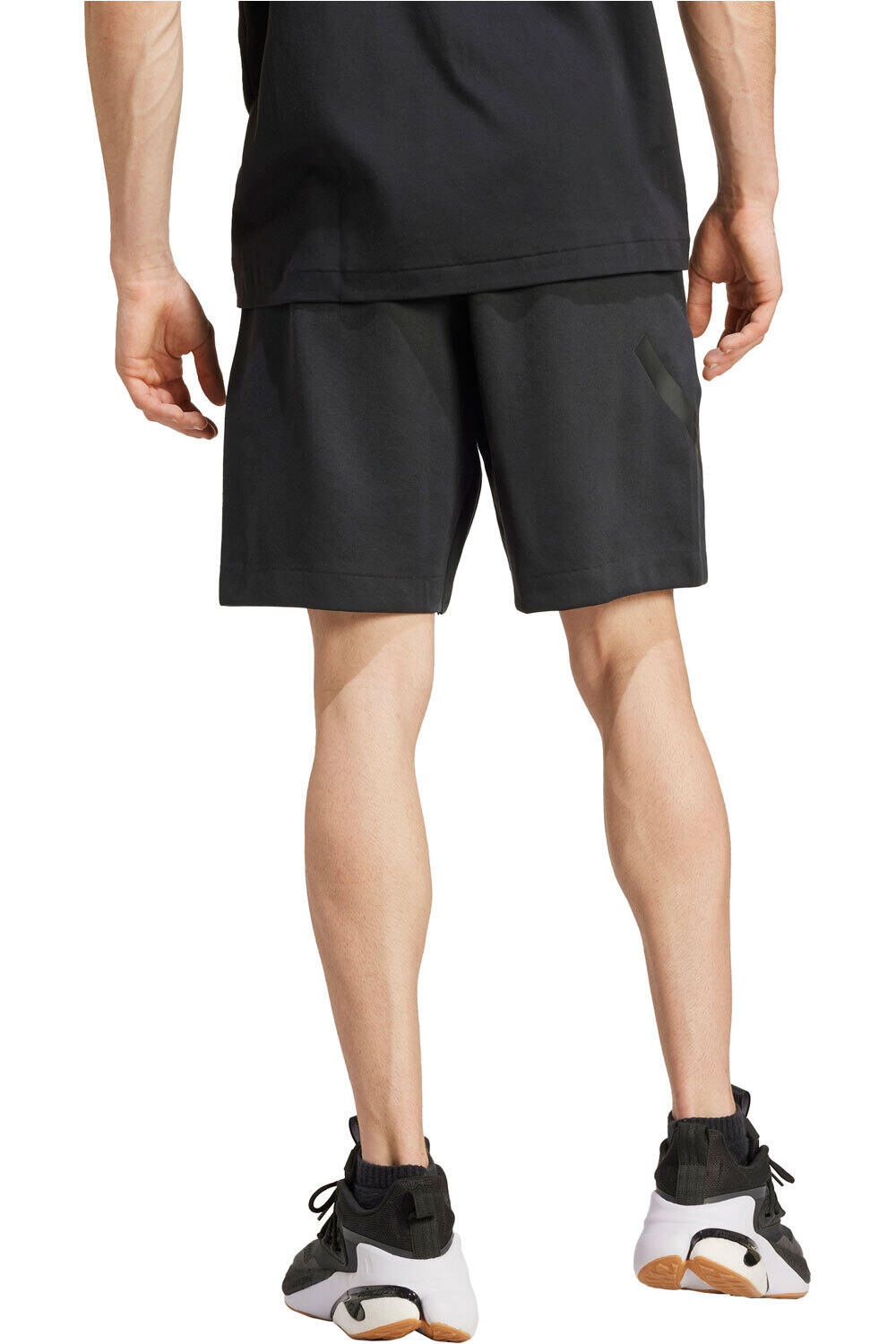 adidas bermudas hombre Z.N.E. NEGRO vista trasera