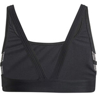 adidas bikini natación niña 3-STRIPES V-BACK NEGRO vista detalle