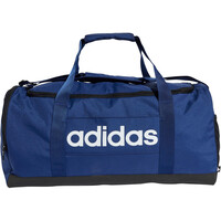 adidas bolsas deporte LINEAR DUFFEL M AZUL vista frontal
