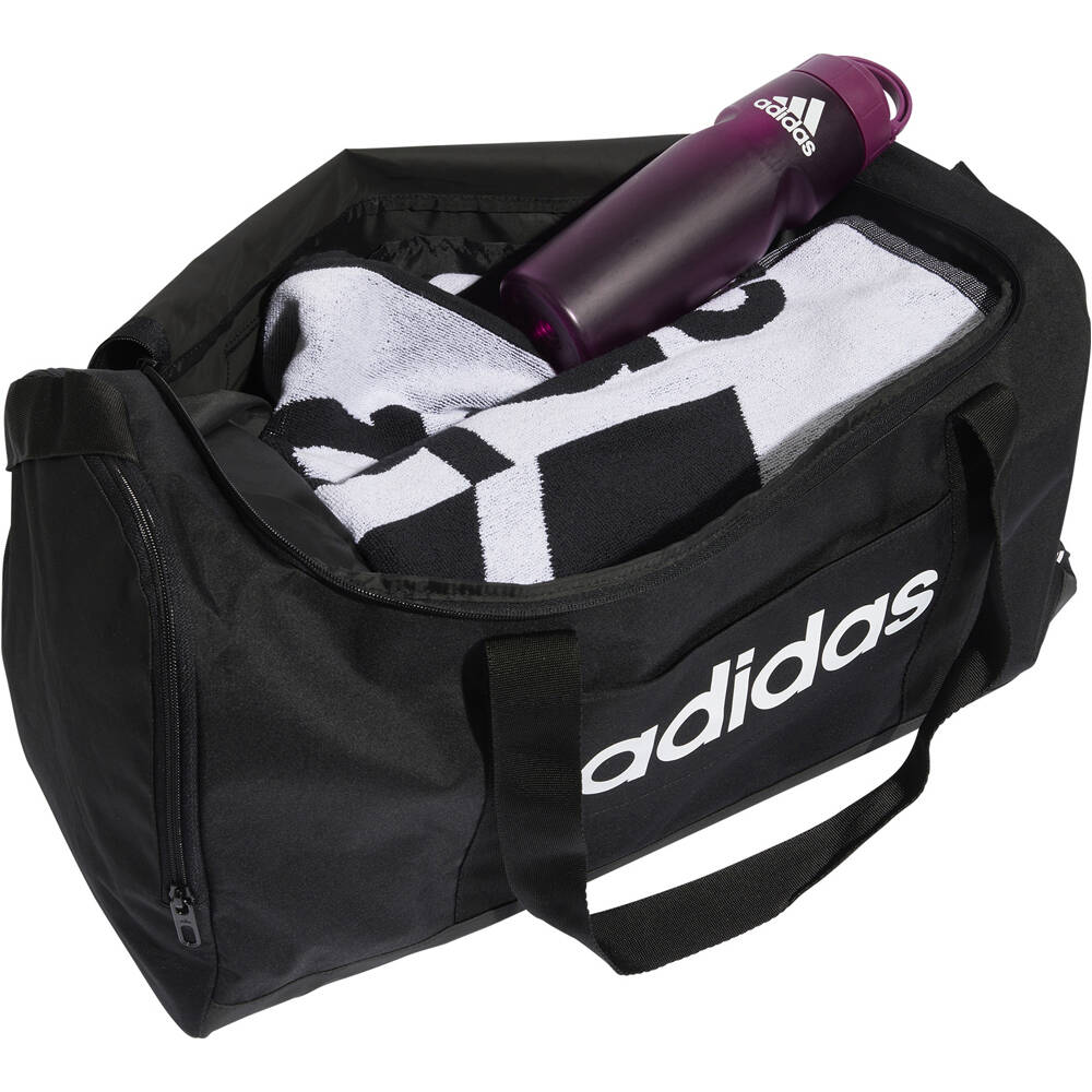 adidas bolsas deporte LINEAR DUFFEL M NEGRO 03