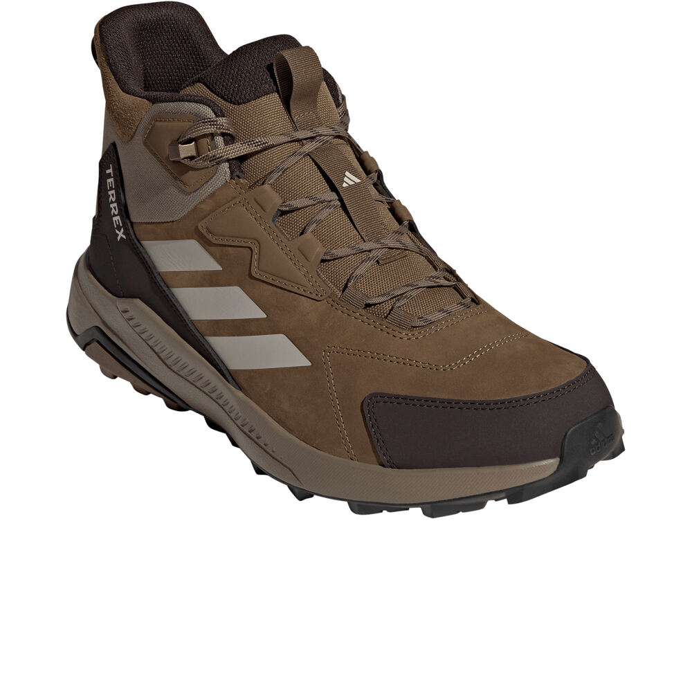 adidas bota trekking hombre TERREX ANYLANDER LEATHER MID MARRON lateral interior