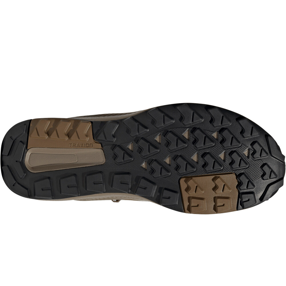 adidas bota trekking hombre TERREX ANYLANDER LEATHER MID MARRON vista superior