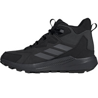 adidas bota trekking hombre TERREX ANYLANDER LEATHER MID NEGRO puntera