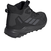 adidas bota trekking hombre TERREX ANYLANDER LEATHER MID NEGRO vista trasera