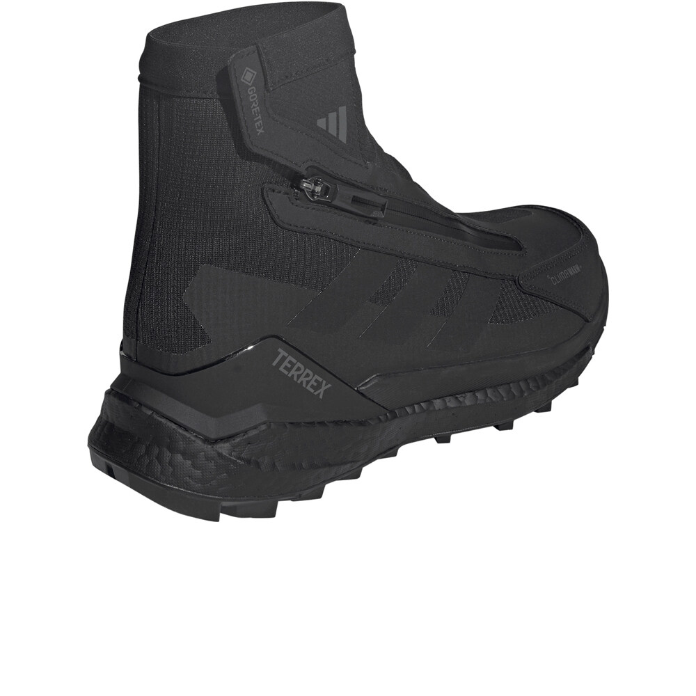 adidas bota trekking hombre TERREX FREE HIKER 2 GORE-TEX CLIMAWARM + NEGRO vista trasera