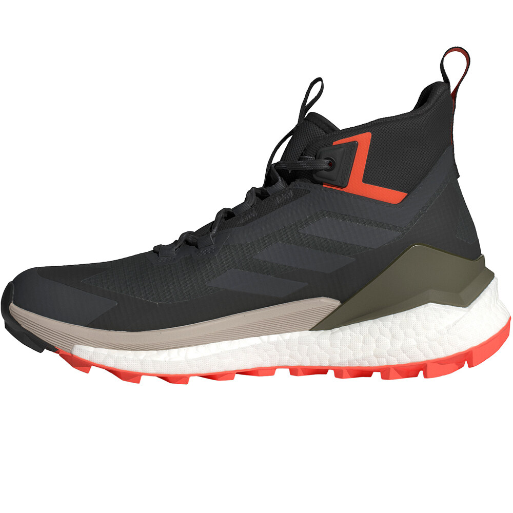 adidas bota trekking hombre TERREX FREE HIKER 2 GORE-TEX NEGRO puntera