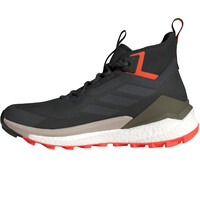 adidas bota trekking hombre TERREX FREE HIKER 2 GORE-TEX NEGRO puntera