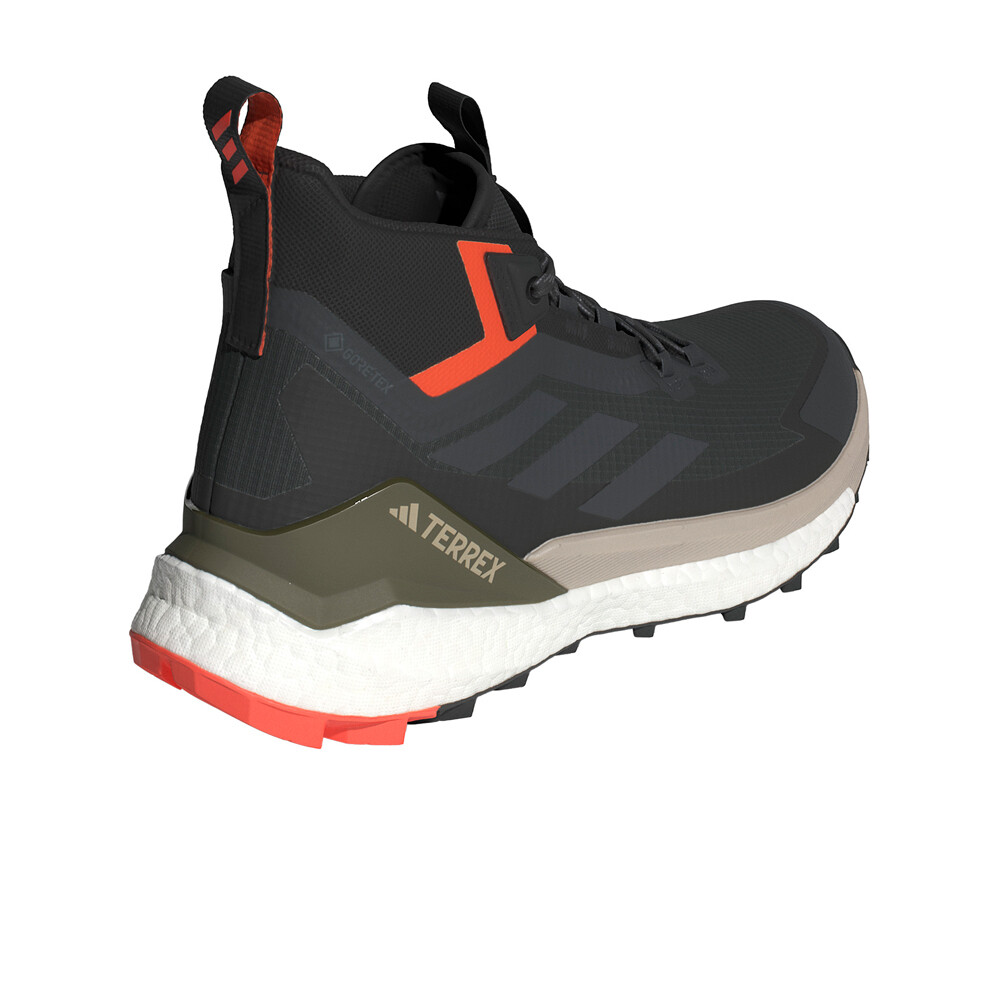 adidas bota trekking hombre TERREX FREE HIKER 2 GORE-TEX NEGRO vista trasera
