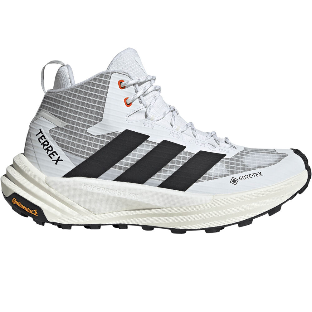 adidas bota trekking hombre TERREX FREEHIKER 3 MID BLANCO lateral exterior