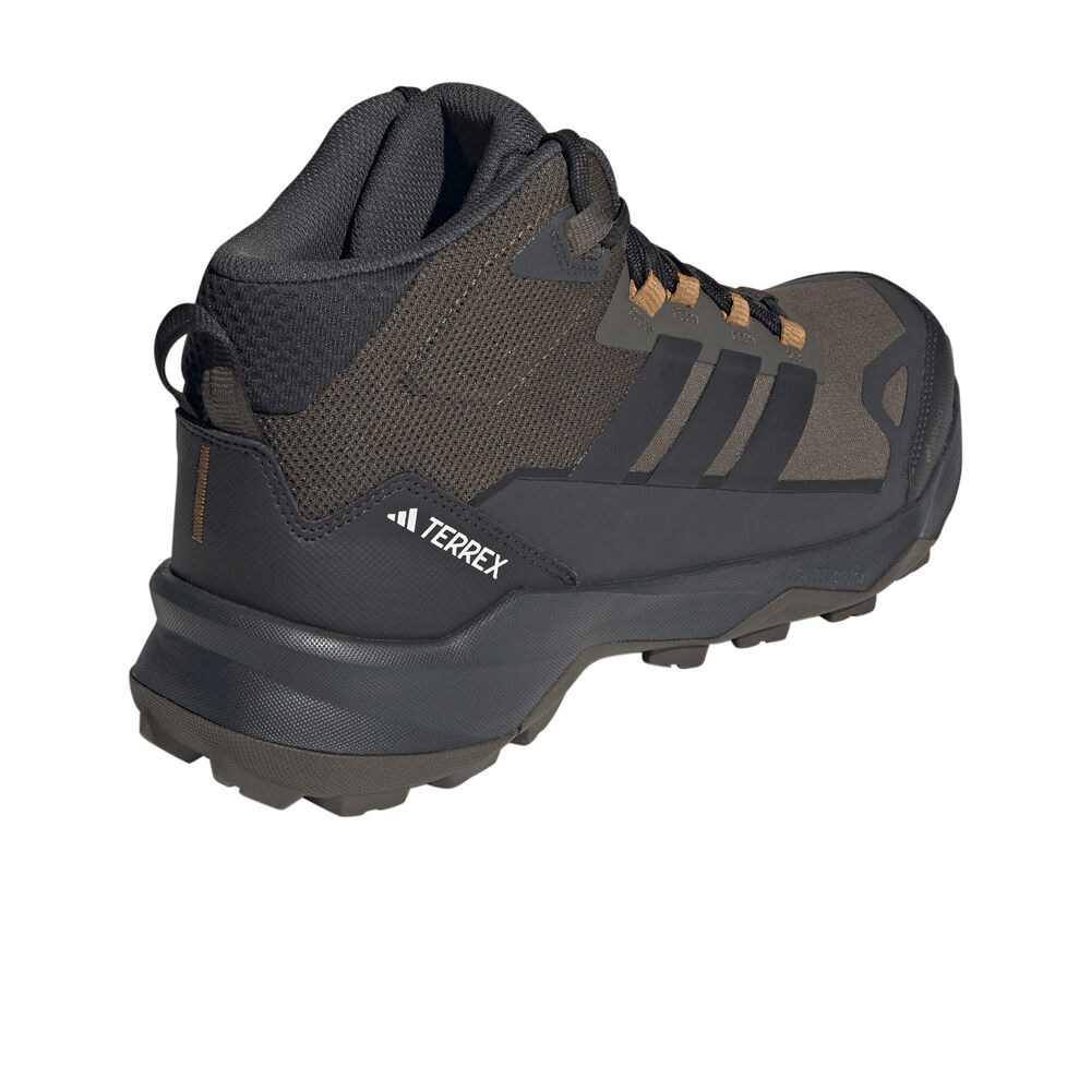 adidas bota trekking hombre TERREX SKYCHASER AX5 MID GORE-TEX MARRON vista trasera
