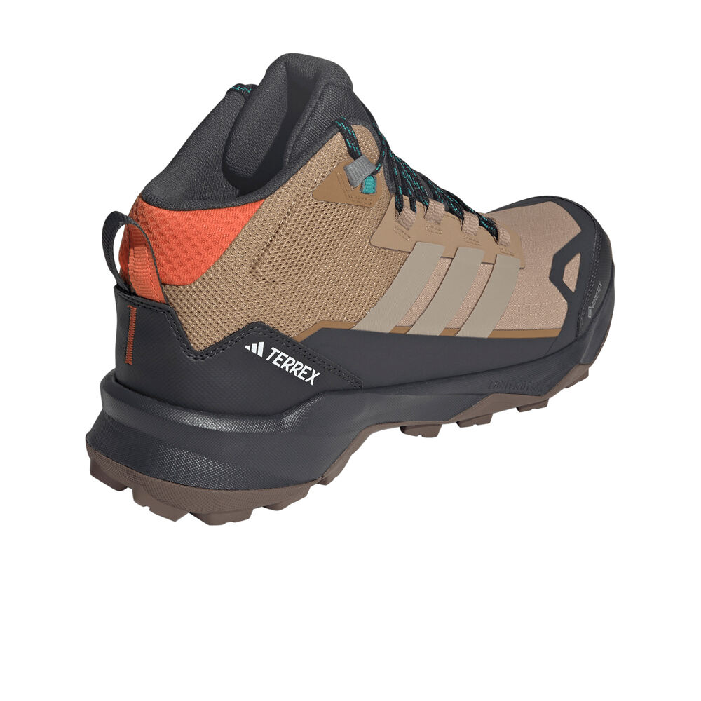 adidas bota trekking hombre TERREX SKYCHASER AX5 MID GORE-TEX MARRON vista trasera