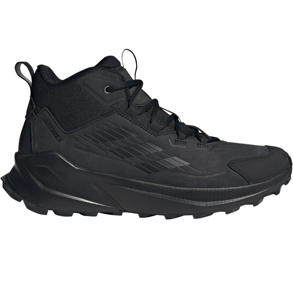 adidas bota trekking hombre TERREX TRAILMAKER 2 MID LEA NEGRO lateral exterior