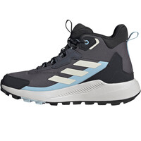 adidas bota trekking mujer TERREX ANYLANDER MID RAIN.RDY AZUL puntera