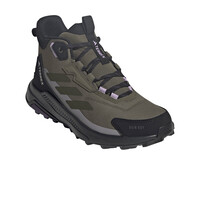 adidas bota trekking mujer TERREX ANYLANDER MID RAIN.RDY VERDE lateral interior