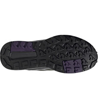 adidas bota trekking mujer TERREX ANYLANDER MID RAIN.RDY VERDE vista superior