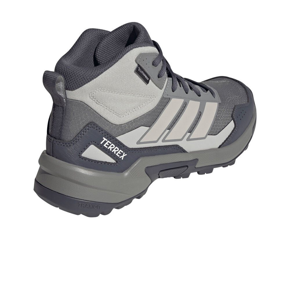 adidas bota trekking mujer TERREX EASTRAIL 3 MID GRIS vista trasera