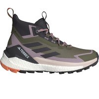 adidas bota trekking mujer TERREX FREE HIKER 2 GORE-TEX GRIS lateral exterior