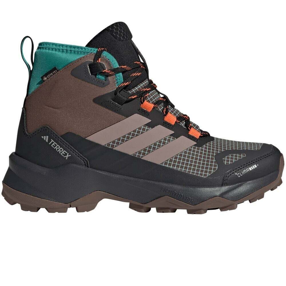 adidas bota trekking mujer TERREX SKYCHASER AX5 MID GORE-TEX CLIMAWARM+ MARRON lateral exterior