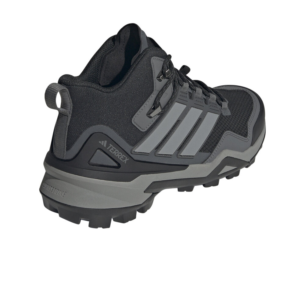 adidas bota trekking mujer TERREX SKYCHASER MID GORE-TEX NEGRO vista trasera