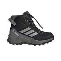 adidas bota trekking niño TERREX AX4R MID CLIMAWARM+ NEGRO lateral exterior