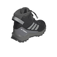 adidas bota trekking niño TERREX AX4R MID CLIMAWARM+ NEGRO vista trasera
