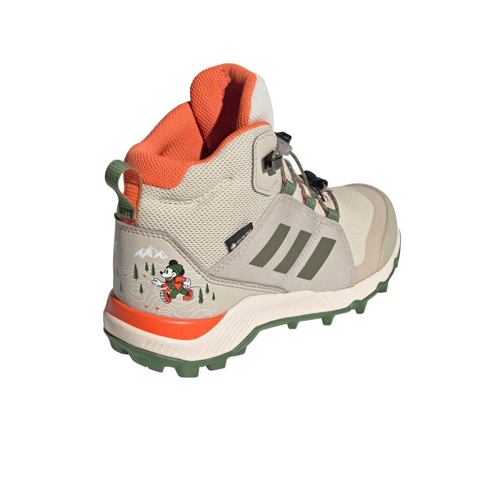 adidas bota trekking niño TERREX MID GORE-TEX DISNEY MARRON vista superior