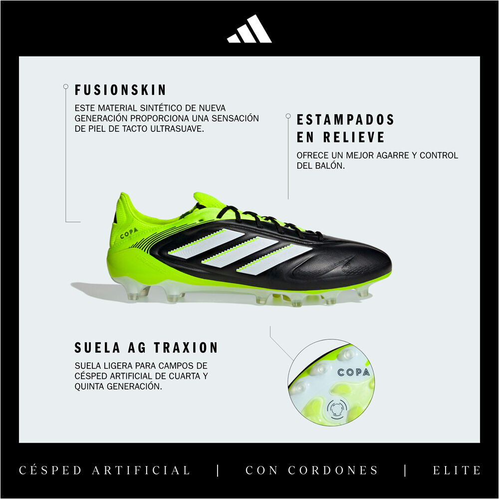 adidas botas de futbol cesped artificial COPA PURE III ELITE ARTIFICIAL GROUND NEGRO 06