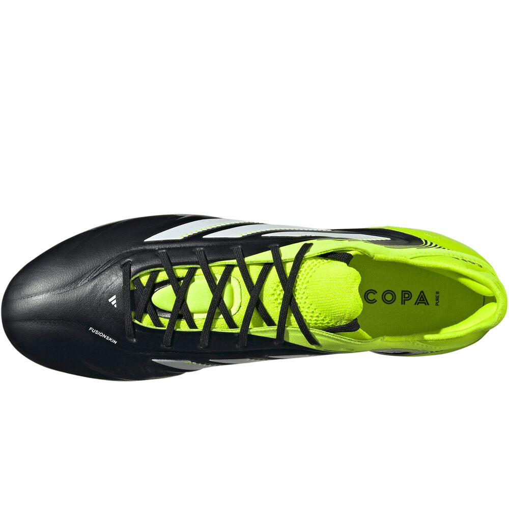 adidas botas de futbol cesped artificial COPA PURE III ELITE ARTIFICIAL GROUND NEGRO vista superior