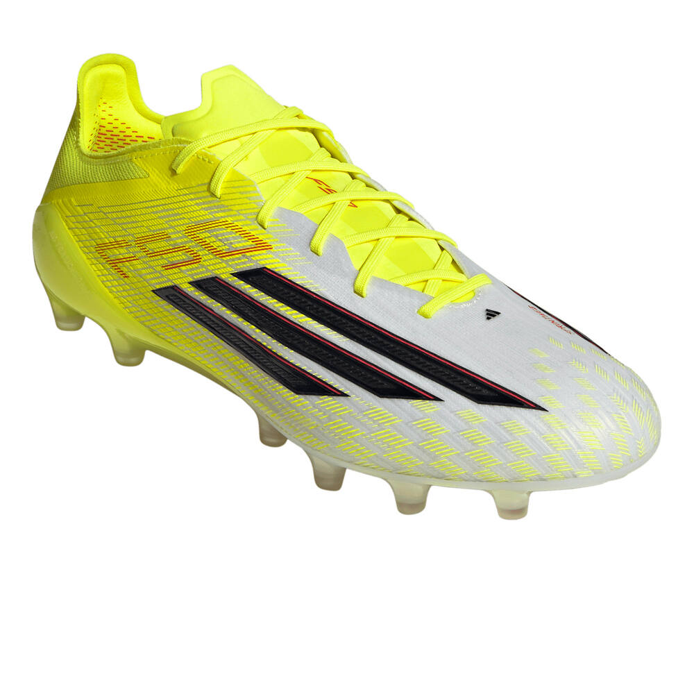 adidas botas de futbol cesped artificial F50 ELITE AG AMARILLO lateral interior