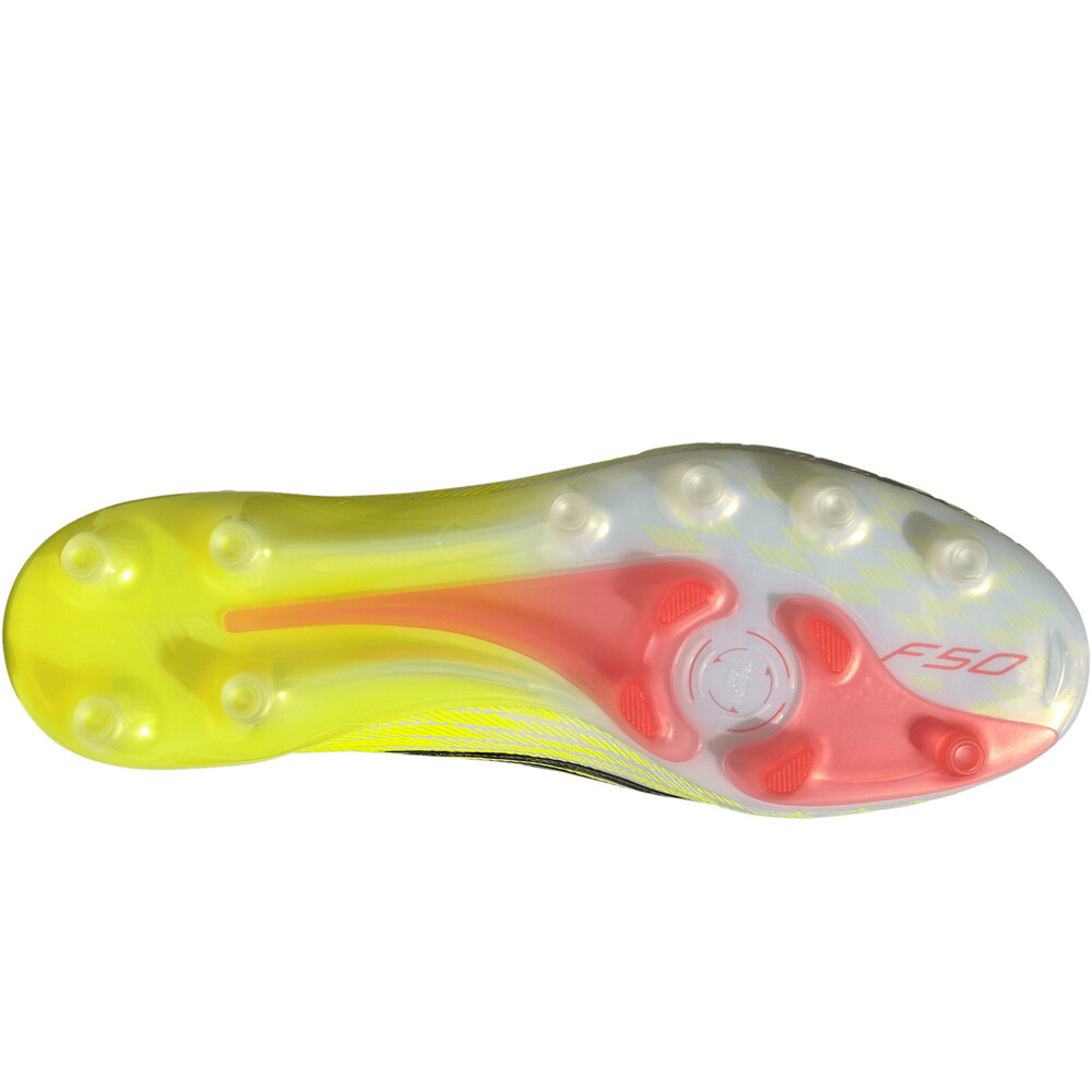 adidas botas de futbol cesped artificial F50 ELITE AG AMARILLO vista superior