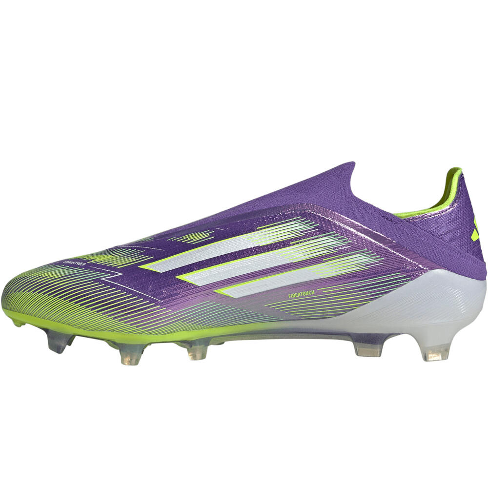 adidas botas de futbol cesped artificial F50 ELITE LACELESS FIRM GROUND MORADO puntera